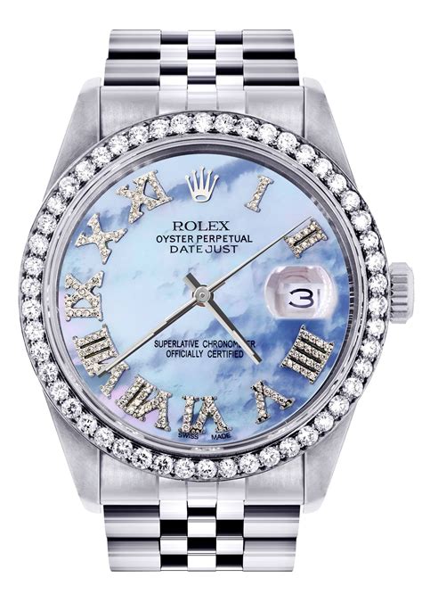 used mother of pearl rolex|rolex datejust 36 with diamonds.